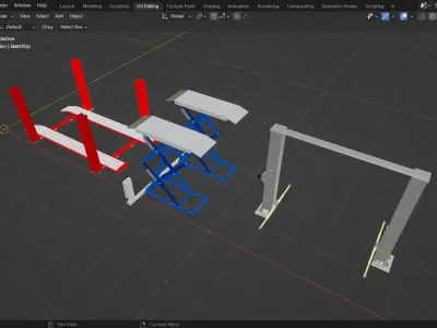 Car Lift 3D model