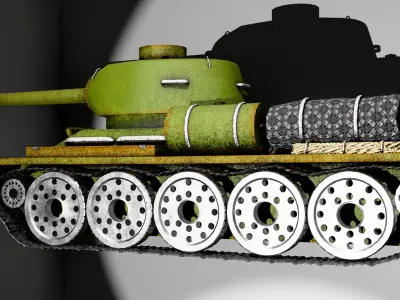 3D model tank 3D model