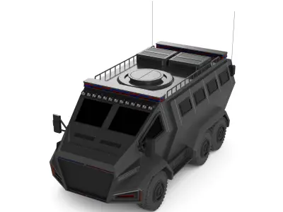 SWAT Vehicle 3D model order