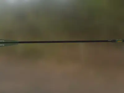 bolt arrow 4 Low-poly 3D model