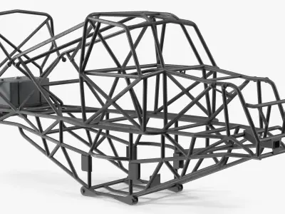  Custom Tubular Racing Frame Assembly Black 