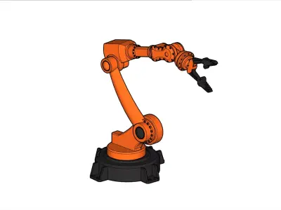 Industrial Robotic Arm- HighQuality Free 3D model