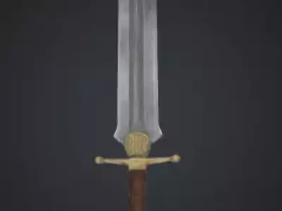sword 3D model 34