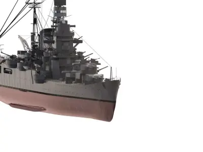 IMPERIAL JAPANESE NAVY 1940s TONE CLASS 3D model