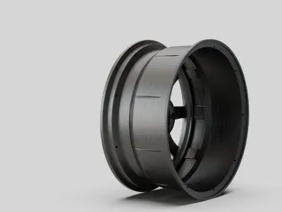 rims A style garage auto tuning  3D model