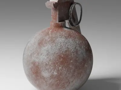 Bomb Ball Low-poly 3D model