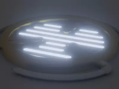 star wars hologran projector Free 3D model