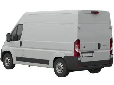 2024 Toyota Proace Max L2H2 Detailed interior 3D model