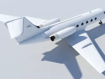 Grumman G1159 GII Static Low-poly 3D model