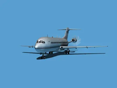 Boeing 7X7-2 Jet Fan V202 3D model