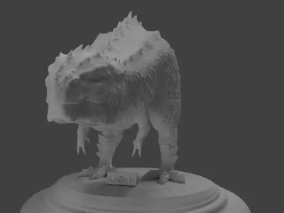 Scaly Dino-HighPoly Free 3D model