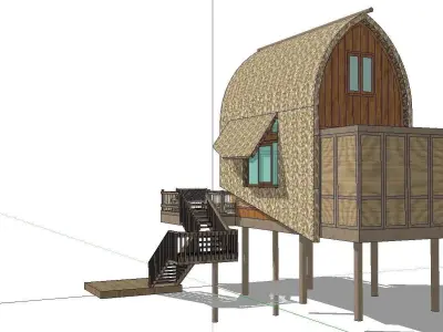 Creative Design-Holiday Cabin-033 3D model