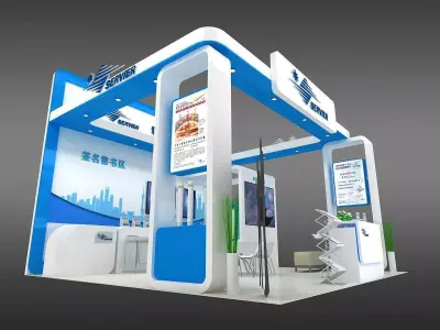 Exhibition - Area -6X6-3DMAX2012-06 3D model