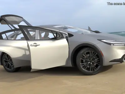  Toyota Prius Hybrid Sedan 2025 Silver 