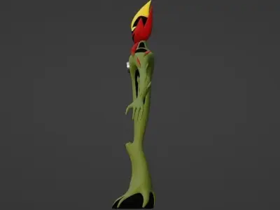 Ben 10 Swampfire 3D model