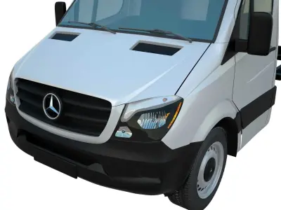 Mercedes Benz Sprinter chassis base model 2014-2017 3D model