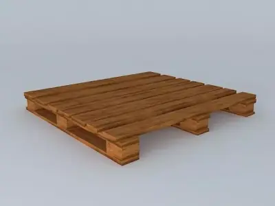 Wooden pallet Free 3D model purchase