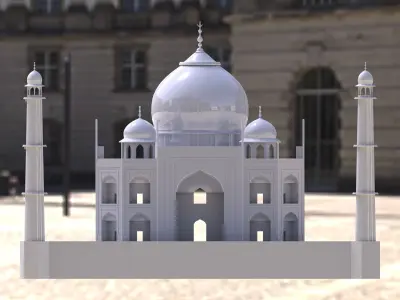Taj Mahal Free 3D model purchase