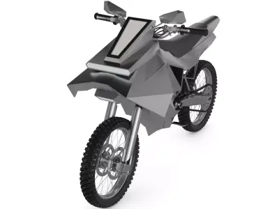 Adventure Motorcycle 3D model buy