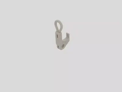 Industrial Factory Overhead Crane Hook Block for 3D print 3D model