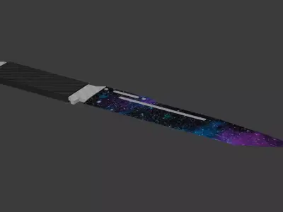Knife 3D model 10