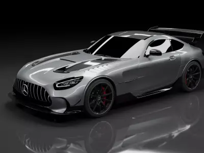 Mercedes AMG GT Black Series 2021 3D model