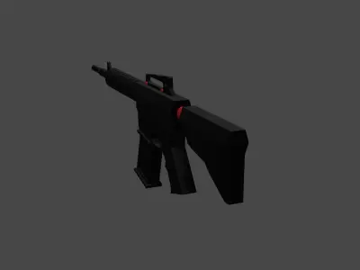 Rifle ar - Low-poly 3D model buy