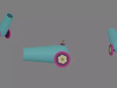 Party Cannon 3D model