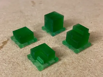 Model Railway Railroad Breeze Block Stack on a Pallet 3D print model