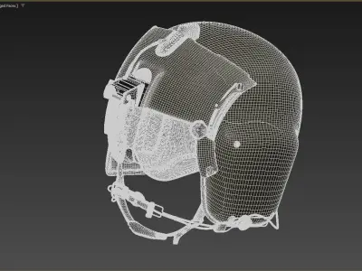 3D model of a helmet 3D model