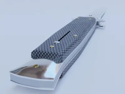 Foldable Knife for Blender 3D model