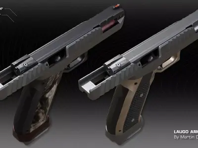 Laugo Arms Alien Two Colorvariatns 3D model