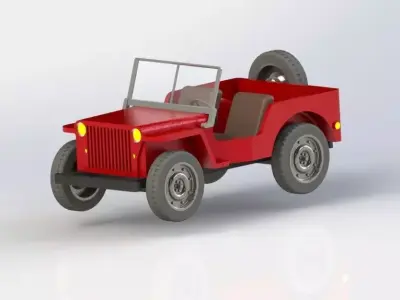 Toy Jeep 3D model