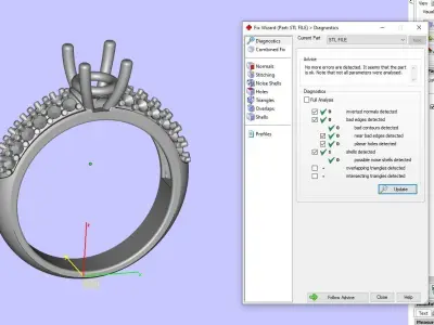 Jewelry Solitaire Band Ring Women Ring-JT6 3D print model