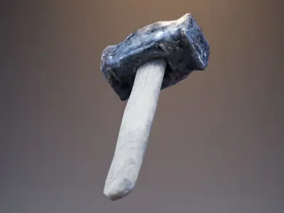 Sledgehammer hammer Free low-poly 3D model