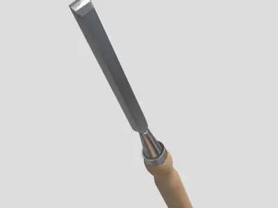 CC0 - Chisel Free low-poly 3D model