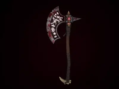 Stylized Weapons 3D Models pack Low-poly 3D model