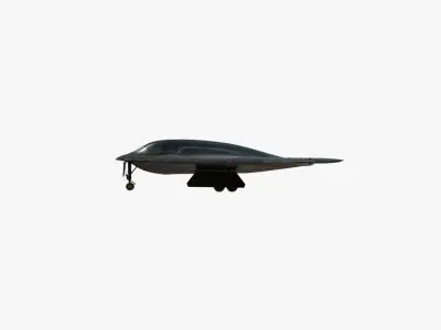 4K Realistic Realistic B2 Spirit Low-poly 3D model
