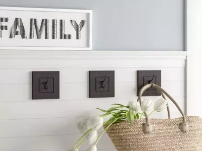 Berryman Square Wall Hook 3D model