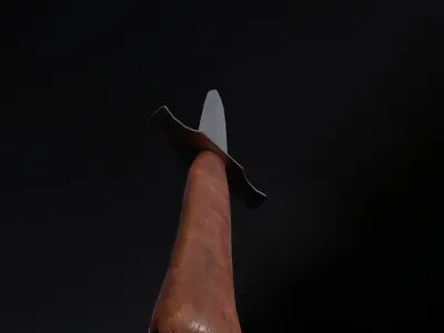 Le Vengeur de 1870 Low-poly 3D model