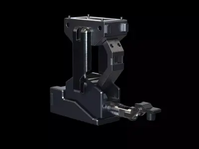 Robotic arm mechanical industry tech 3D model