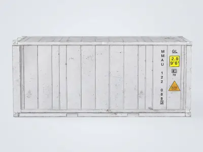 Refigerator Container Dirty 3D model