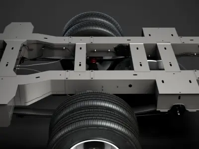Opel Movano CrewCab DW E20 Chassis 2020 3D model