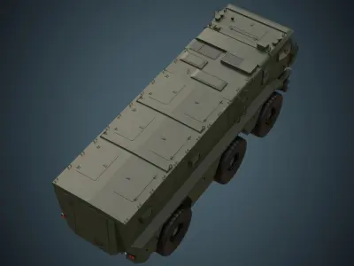 Military Truck 1 Basic 3D model