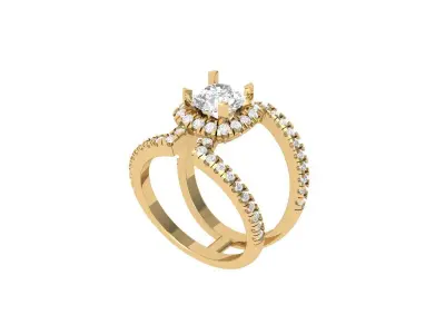 Wedding Ring  3D print model 440