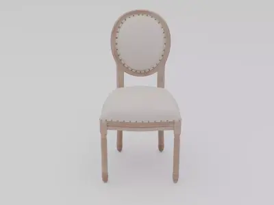  Antique Chair  Low-poly 3D model