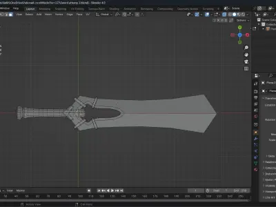 Sword attempt 3 Free 3D model