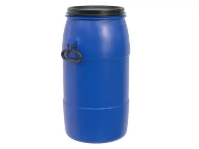 plastic barrel 01 3D model