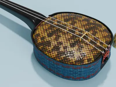 Sanshin 3D model