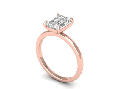 Wedding Ring 3D print model 56